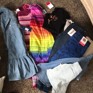 Lot of 13pcs of Girls items 7-8 in Size ALL NWT